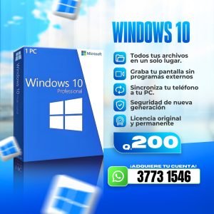 Licencia Windows 10 Pro